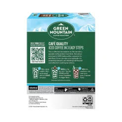 Green Mountain Brew-Over-Ice Classic Black Iced Coffee, Dark Roast, 0.40 oz. Keurig® K-Cup® Pods, 24/Box (390276)