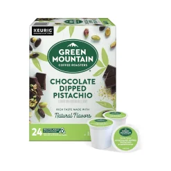 Green Mountain Coffee Roasters Chocolate Dipped Pistachio Coffee Keurig® K-Cup® Pods, 24/Box (5000378228)