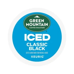 Green Mountain Coffee Roasters Classic Black Iced Coffee Keurig® K-Cup® Pods, Medium Roast, 24/Box (5000372042)