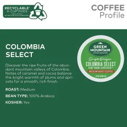 Green Mountain Colombia Select Coffee Keurig® K-Cup® Pods, Medium Roast, 96/Carton (6003)
