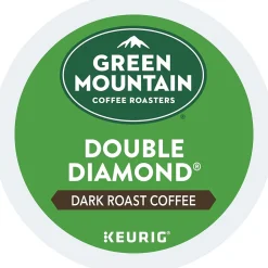 Green Mountain Double Diamond Coffee, Dark Roast, Keurig® K-Cup® Pods, 96/Carton (GMT4066CT)