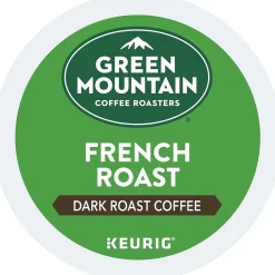 Green Mountain French Roast Coffee Keurig® K-Cup® Pods, Dark Roast, 96/Carton (6694)