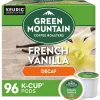 Green Mountain French Vanilla Decaf Coffee Keurig® K-Cup® Pods, Light Roast, 96/Carton (7732CT)