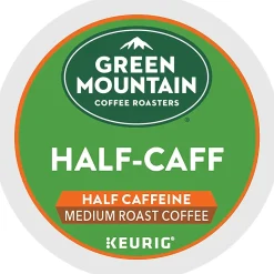 Green Mountain Half-Caff Coffee Keurig® K-Cup® Pods, Medium Roast, 96/Carton (69997)