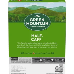 Green Mountain Half-Caff Coffee Keurig® K-Cup® Pods, Medium Roast, 24/Box (6999)