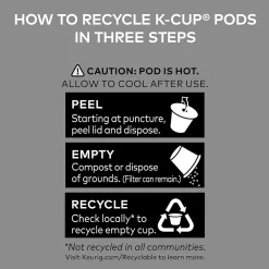 Green Mountain Half-Caff Coffee Keurig® K-Cup® Pods, Medium Roast, 24/Box (6999)