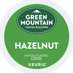 Green Mountain Hazelnut Coffee Keurig® K-Cup® Pods, Light Roast, 96/Carton (6792)