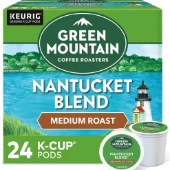 Green Mountain Nantucket Blend Coffee Keurig® K-Cup® Pods, Medium Roast, 24/Box (6663)