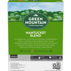 Green Mountain Nantucket Blend Coffee Keurig® K-Cup® Pods, Medium Roast, 24/Box (6663)