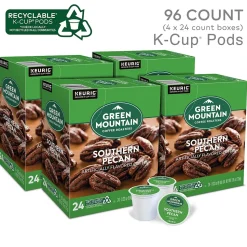 Green Mountain Southern Pecan Coffee Keurig® K-Cup® Pods, Light Roast, 96/Carton (67726)