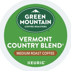 Green Mountain Vermont Country Blend Coffee Keurig® K-Cup® Pods, Medium Roast, 24/Box (6602)