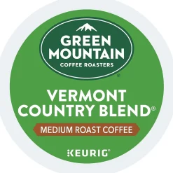 Green Mountain Vermont Country Blend Coffee Keurig® K-Cup® Pods, Medium Roast, 96/Carton (GMT6602CT)