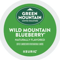 Green Mountain Wild Mountain Blueberry Coffee Keurig® K-Cup® Pods, Light Roast, 96/Carton (67832)