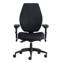 Gry Mattr + ergoCentric airCentric3 Task Chair, Extra Long Seat, Black (AIR3STXL)