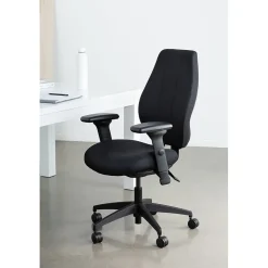 Gry Mattr + ergoCentric airCentric3 Task Chair, Extra Long Seat, Black (AIR3STXL)