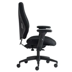 Gry Mattr + ergoCentric airCentric3 Task Chair, Standard Seat, Black (AIR3ST)