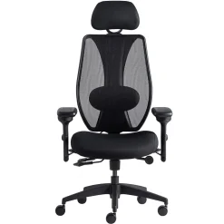 Gry Mattr + ergoCentric sCentric Hybrid Task Chair, Black (sCentricST)