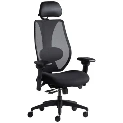Gry Mattr + ergoCentric sCentric Hybrid Task Chair, Black (sCentricST)