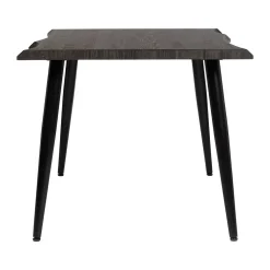 Gry Mattr Capsule 65"W Live Edge Computer Desk, Black Walnut (GMCC-00843)