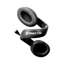 Hamilton Buhl Smart-Trek Deluxe USB-A Noise Canceling Stereo Computer Headset, Black/Silver (ST2BKU)