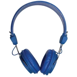 Hamilton Buhl TRRS Over-the-Head Stereo Headset with In-Line Microphone, Blue (FV-BLU)