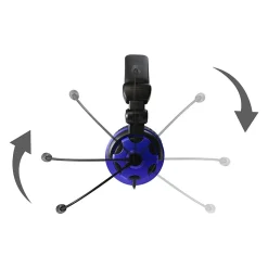 Hamilton Buhl USB-A Noise Canceling Stereo Computer Headset, Blue (TP1-USB)