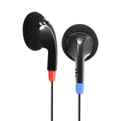 HamiltonBuhl Ear Buds, Black, 6/Pack (HECHABUD-6)
