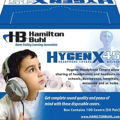 HamiltonBuhl HygenX Sanitary Ear Cushion Covers for Headphones & Headsets
