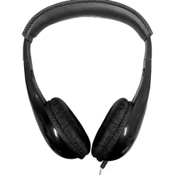 HamiltonBuhl Motive8 Mid-Sized Multimedia Headphone with In-line Volume Control, Black (HECM8BK1)