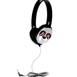 HamiltonBuhl Primo Series Stereo Headphone, Panda Face, Black/White (HECPRM100P)