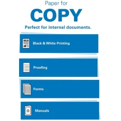 HammerMill 30% Recycled Fore® MP Pastel Paper, 24lb., Assorted, 8 1/2" x 11", Ream (102640)