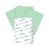 Hammermill 8.5" x 11" Multipurpose Paper, 65 lbs., Green, 250 Sheets/Ream, 2 Reams/Pack (400550)