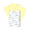 Hammermill 8.5" x 11" Multipurpose Paper, 65 lbs., Canary, 250 Sheets/Ream, 2 Reams/Pack (400530)