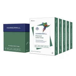 Hammermill 8.5" x 11" Premium Color Copy Paper, 28 lbs., 100 Brightness, 2500 Sheet/Carton (102450)