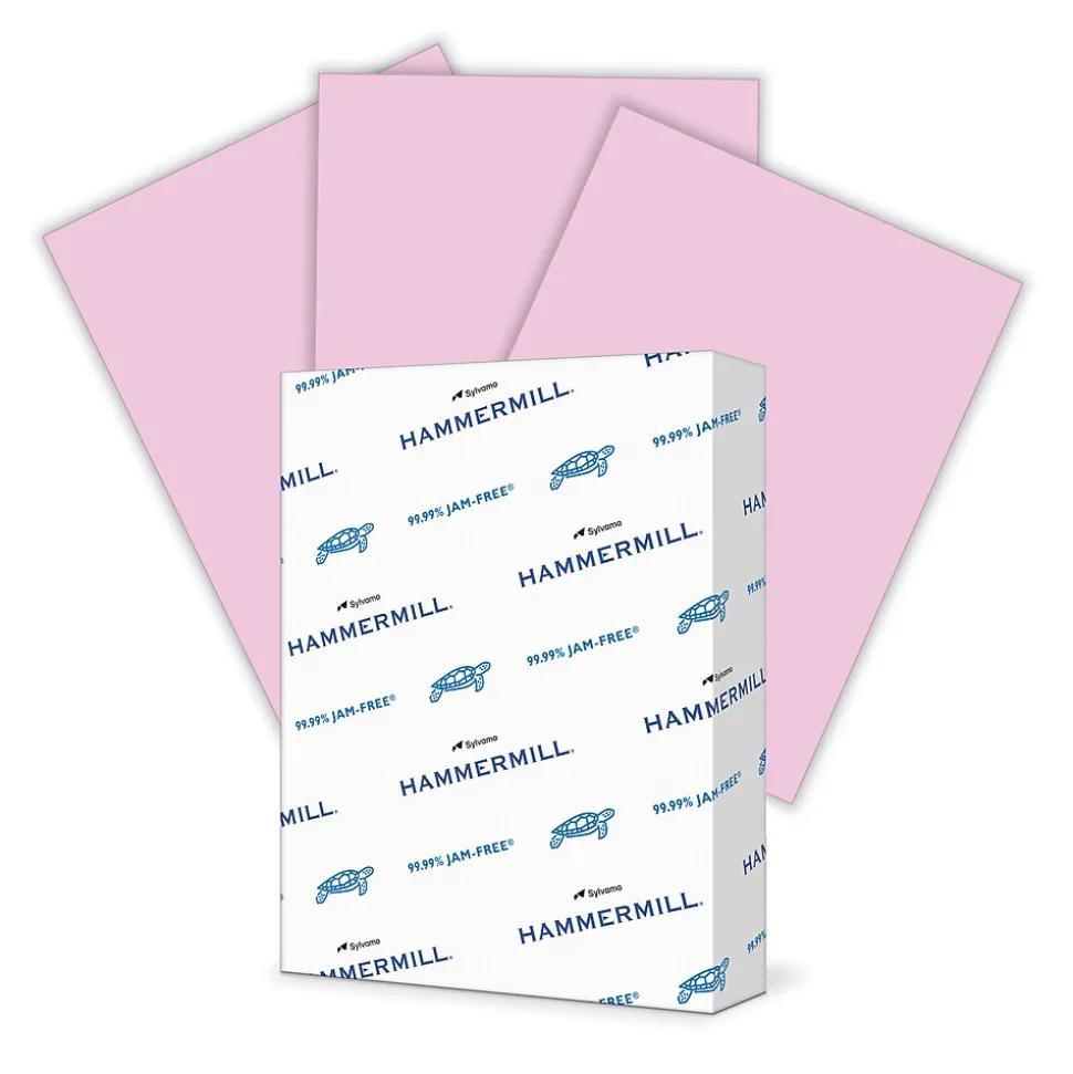 Hammermill Colors Copy Paper, 20 Lbs., 8.5" x 11", Lilac, 500 Sheets/Ream (102269)