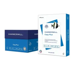 Hammermill Copy Plus 8.5" x 11" Copy Paper, 20 lbs., 92 Brightness, 1500 Sheets/Carton (105040)
