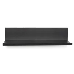 Hangman No-Stud Floating Shelf, 12-In., Black Powder Coat (L-12-B)