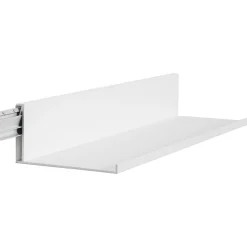 Hangman No-Stud Single Aluminum Floating Shelf, 24-In., White Powder Coat (HANL24W)