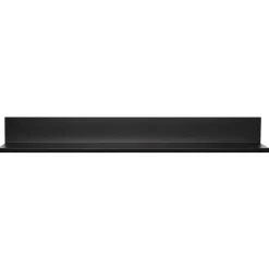Hangman No-Stud Single Aluminum Floating Shelf, 24-In., Black Powder Coat (HANL24B)