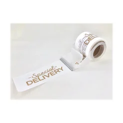 Happy Mail Packing Tape with Dispenser, 1.8