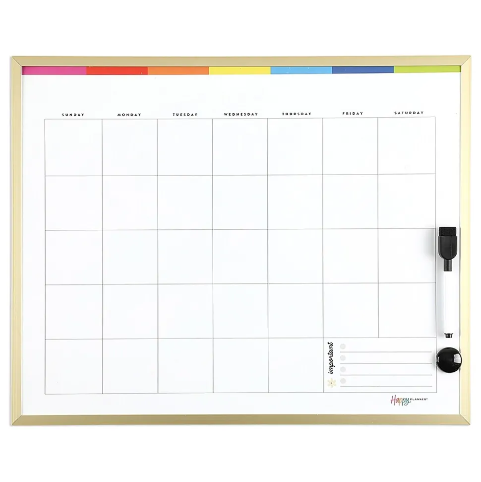 Happy Planner Color Block Dry-Erase Whiteboard, 16" x 20" (AF3DEB-031)