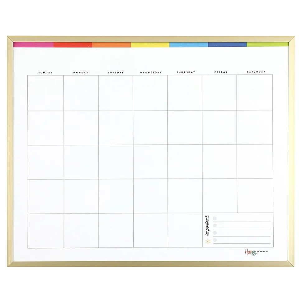 Happy Planner Color Block Dry-Erase Whiteboard, 16" x 20" (AF3DEB-031)