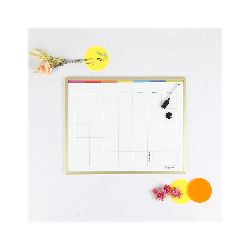 Happy Planner Color Block Dry-Erase Whiteboard, 16" x 20" (AF3DEB-031)