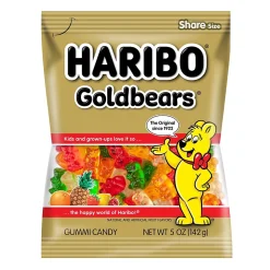 Haribo Gold-Bears Gummi Fruit, 5 oz, 12/Carton (HAR30220)