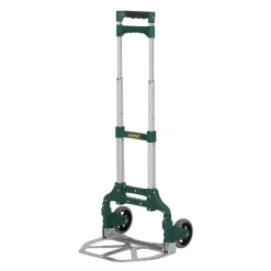 Harper Folding Aluminum Hand Truck with Telescoping Handle and 5" Rubber Wheels, 175 Lb. capacity (HMC5T-S)