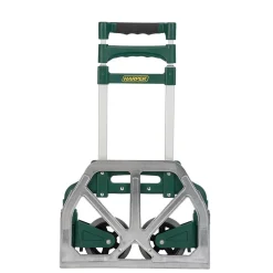 Harper Folding Aluminum Hand Truck with Telescoping Handle and 5" Rubber Wheels, 175 Lb. capacity (HMC5T-S)