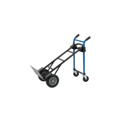 Harper 4-in-1 Quick Change Steel Convertible Hand Truck, 800 lbs., Black/Blue (DTC8635P)