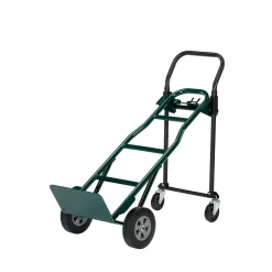 Harper 4-in-1 Quick Change Steel Convertible Hand Truck, 700 lbs., Green (JDCSA8543)