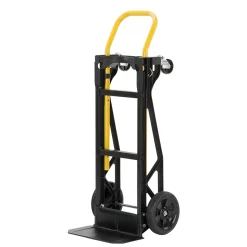 Harper Lightweight Glass Filled Nylon Plastic Convertible Hand Truck and Dolly, 400 lb. Capacity (PJDY2223A)