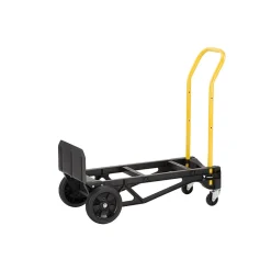 Harper Lightweight Glass Filled Nylon Plastic Convertible Hand Truck and Dolly, 400 lb. Capacity (PJDY2223A)
